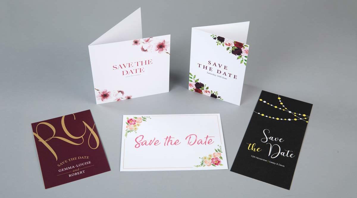 Flat Save the Date Cards